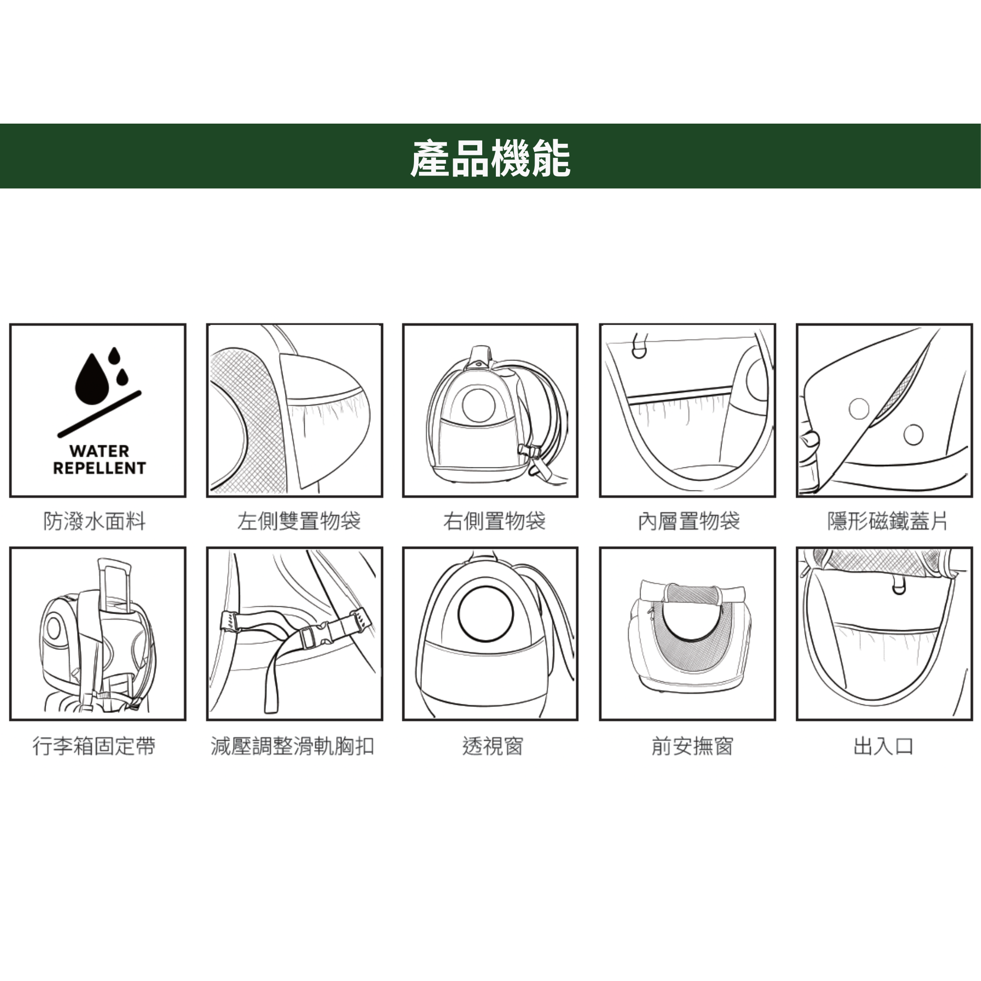 Nimbus-雲朵寵物背包